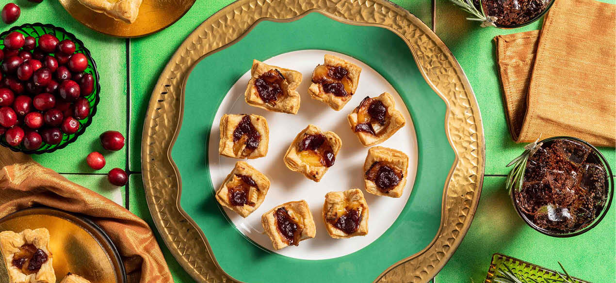 Cranberry Brie Bites