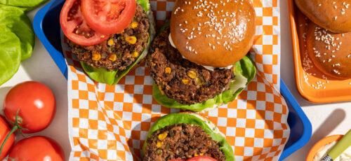 Homemade Black Bean Burgers